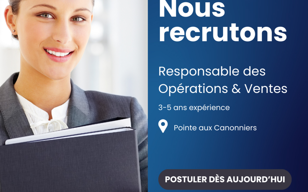 Responsable Opérations & Ventes (H/F)